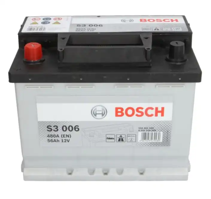 Аккумулятор Bosch 12В 56Ач 480А(EN) L+ (0092S30060)