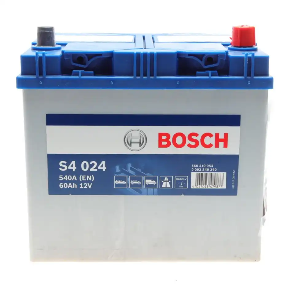 Аккумулятор Bosch 12В 60Ач 540А(EN) R+ (0092S40240)