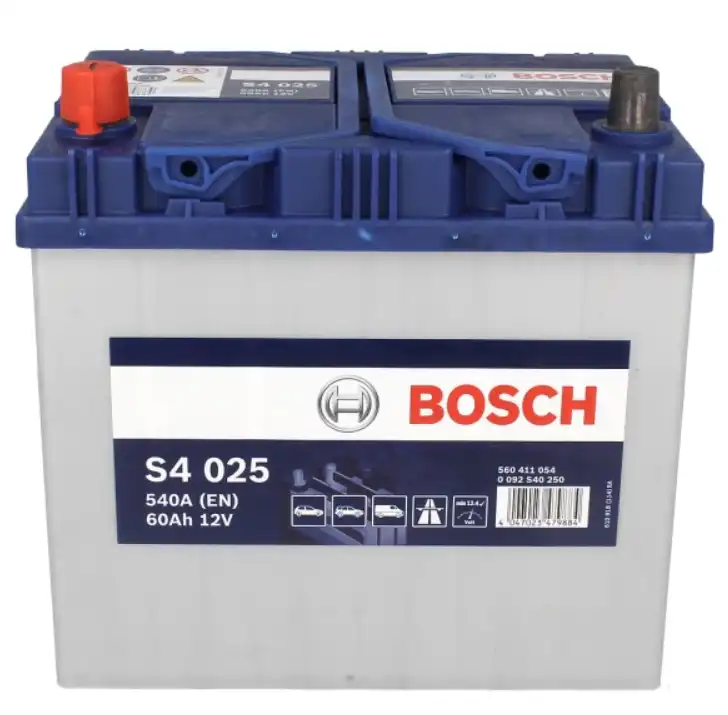 Аккумулятор Bosch 12В 60Ач 540А(EN) L+ (0092S40250)