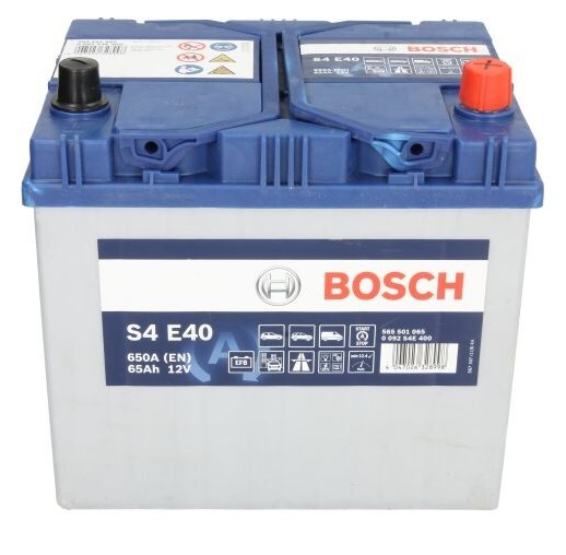 Аккумулятор BOSCH 12В 65Ач/650A START&STOP EFB (0092S4E400)