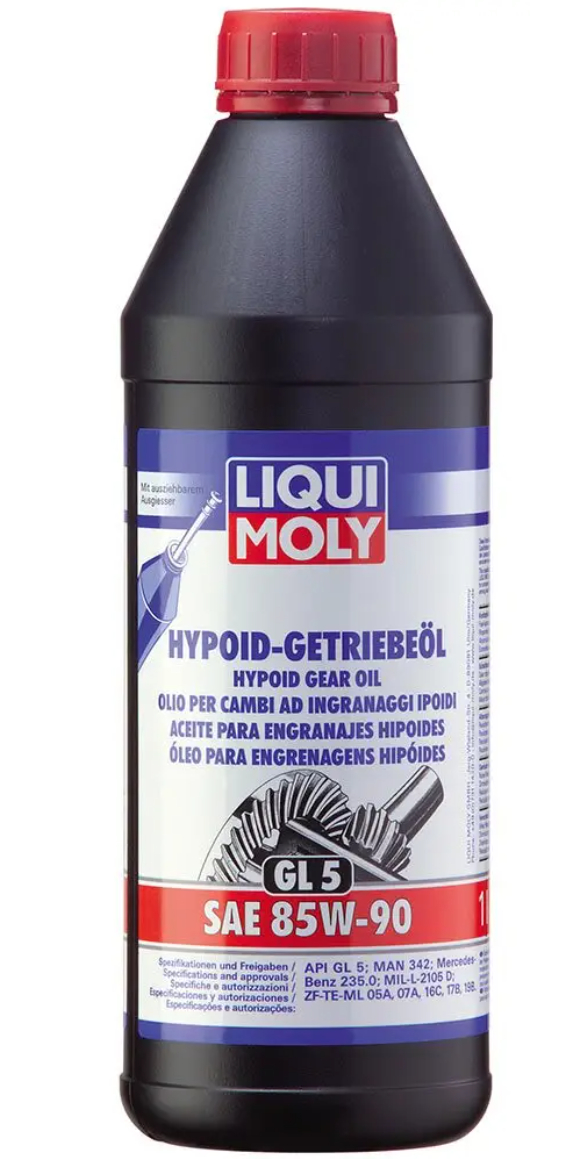 Масло трансмиссионное Liqui Moly Hypoid-Getriebeoil SAE 85W-90, 1л (1035)