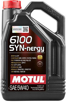 Motul 6100 Syn-nergy 5W-40 5л (107979)