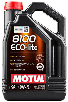 Motul 8100 Eco-lite 0W-20 5 л (108536)