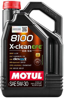 Motul 8100 X-clean EFE 5W-30 4 л (109171)