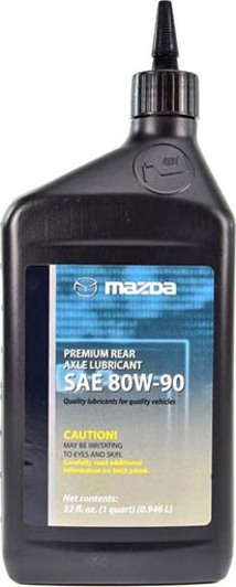 Масло трансмиссионное Mazda Rear Differential Oil 80W-90, 1 л (00007780W9QT)