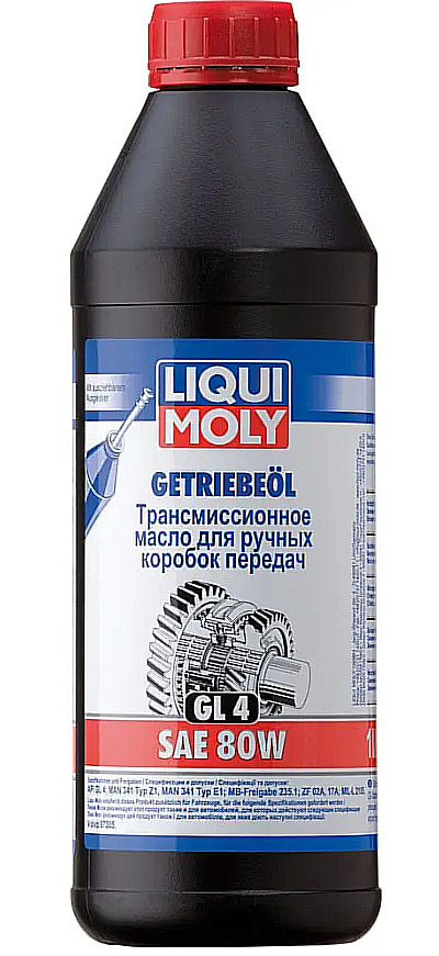 Масло трансмиссионное Liqui Moly Getriebeoil SAE 80W (GL4), 1л (1952)