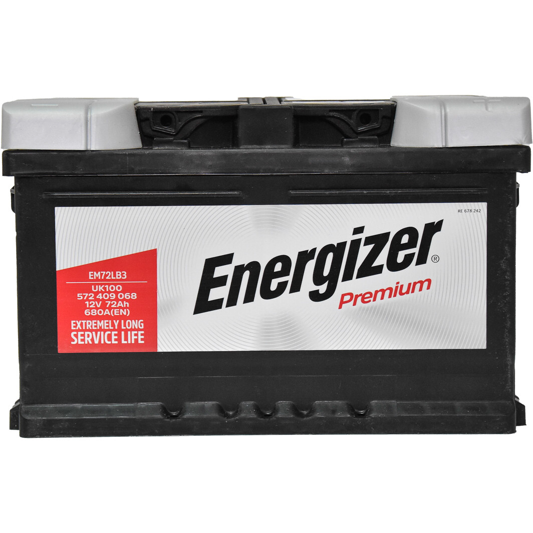 Аккумулятор Energizer Premium 12В-72Аг 680А(EN) R+ (572409068)