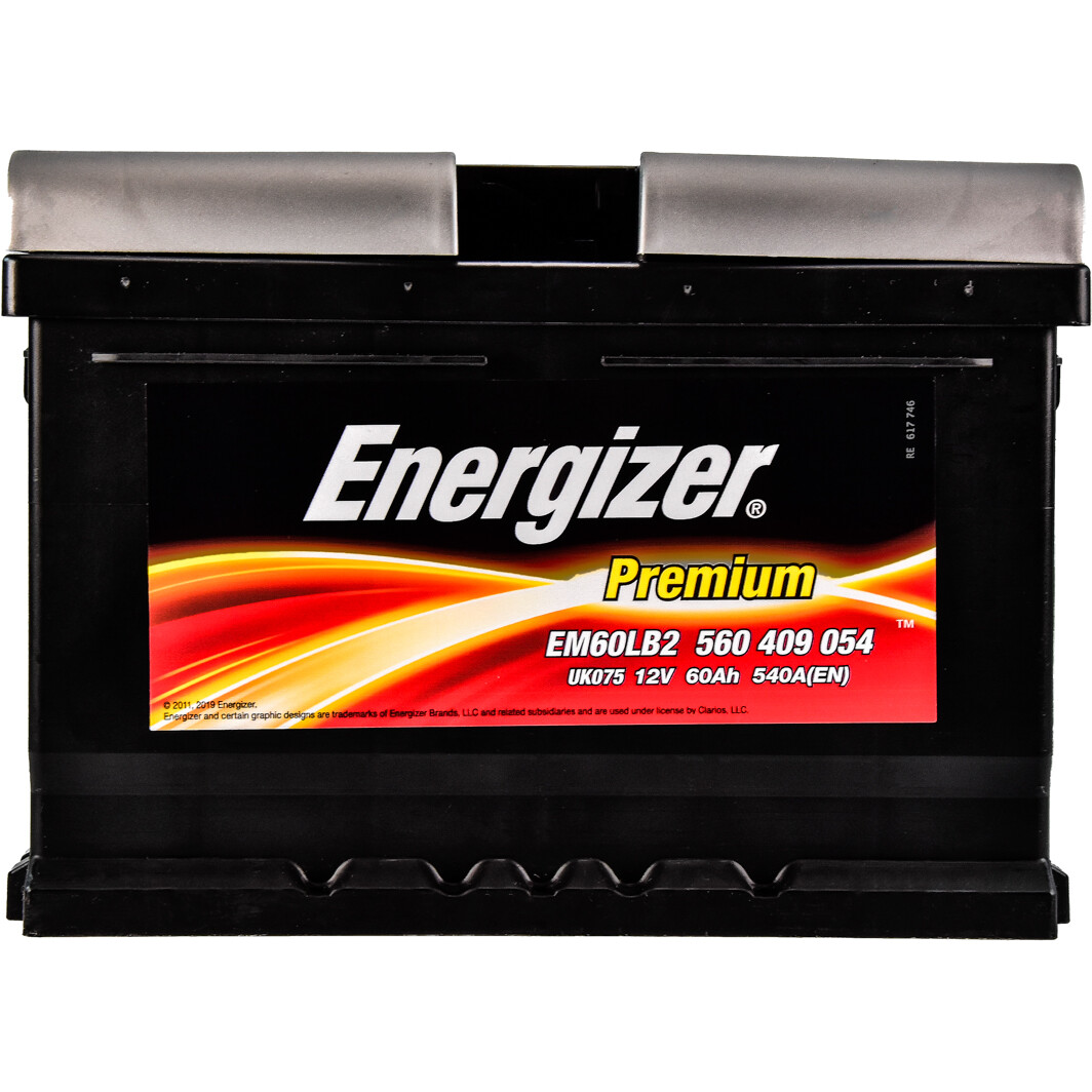 Аккумулятор Energizer Premium 12В-60Ач 540А(EN) R+ (560409054)