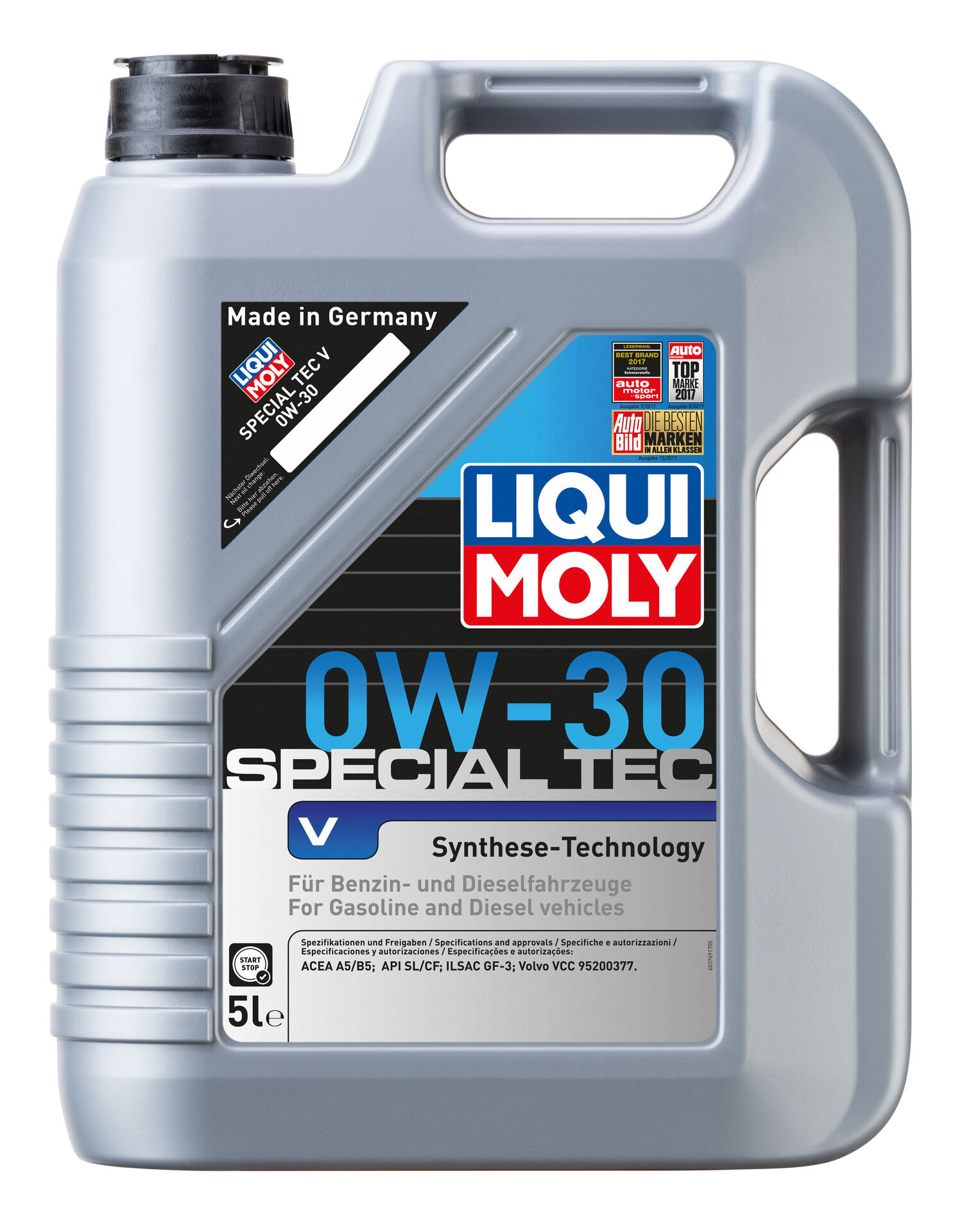 Масло моторное Liqui Moly Special Tec V 0W-30, 5л (2853)