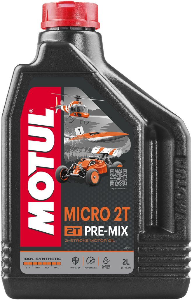 Масло для радиоуправляемой техники Motul Micro 2T 2 л (105940)