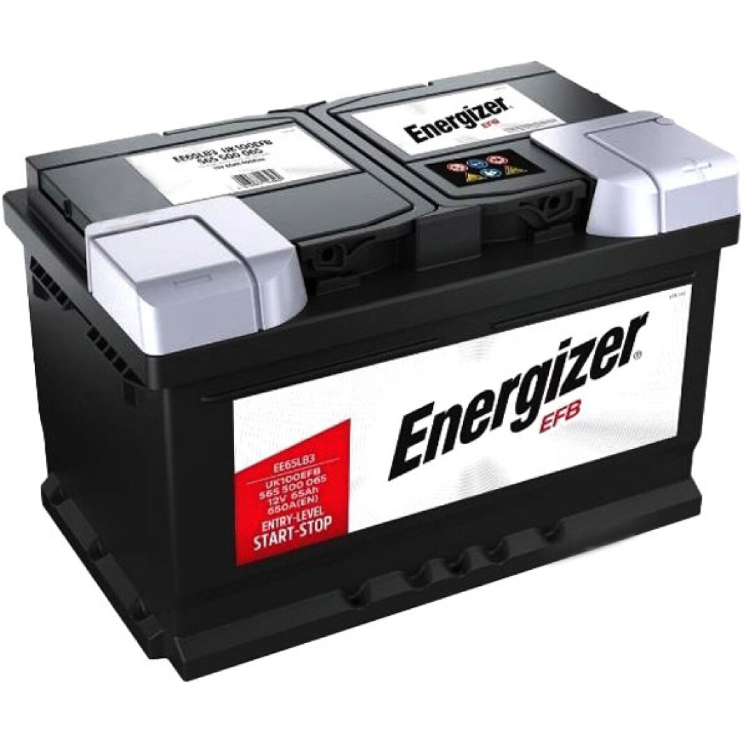 Аккумулятор Energizer Premium EFB Start-Stop 12В-65Ач 650A(EN) R+ (565500065)