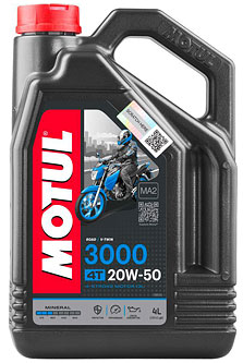 Motul 3000 4T 20W-50 4 л (107319)