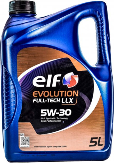 Масло моторное Elf Evolution Full-Tech LLX 5W-30, 5 л 194890