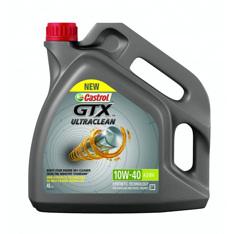 Масло моторное Castrol GTX Ultraclean A3/B4, 4л (15DE18)