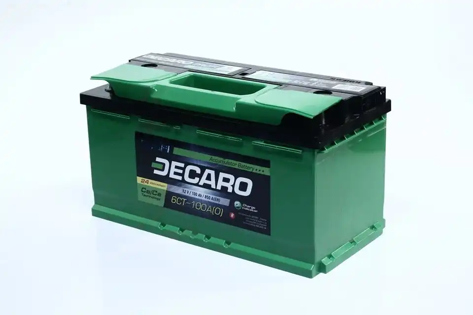 Акумулятор DECARO MASTER 100Ah-12v R+, EN800 (6СТ-100 0)