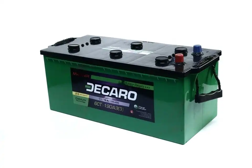 Аккумулятор DECARO MASTER 190Ah-12v L+ EN1250 (6СТ-190 3)
