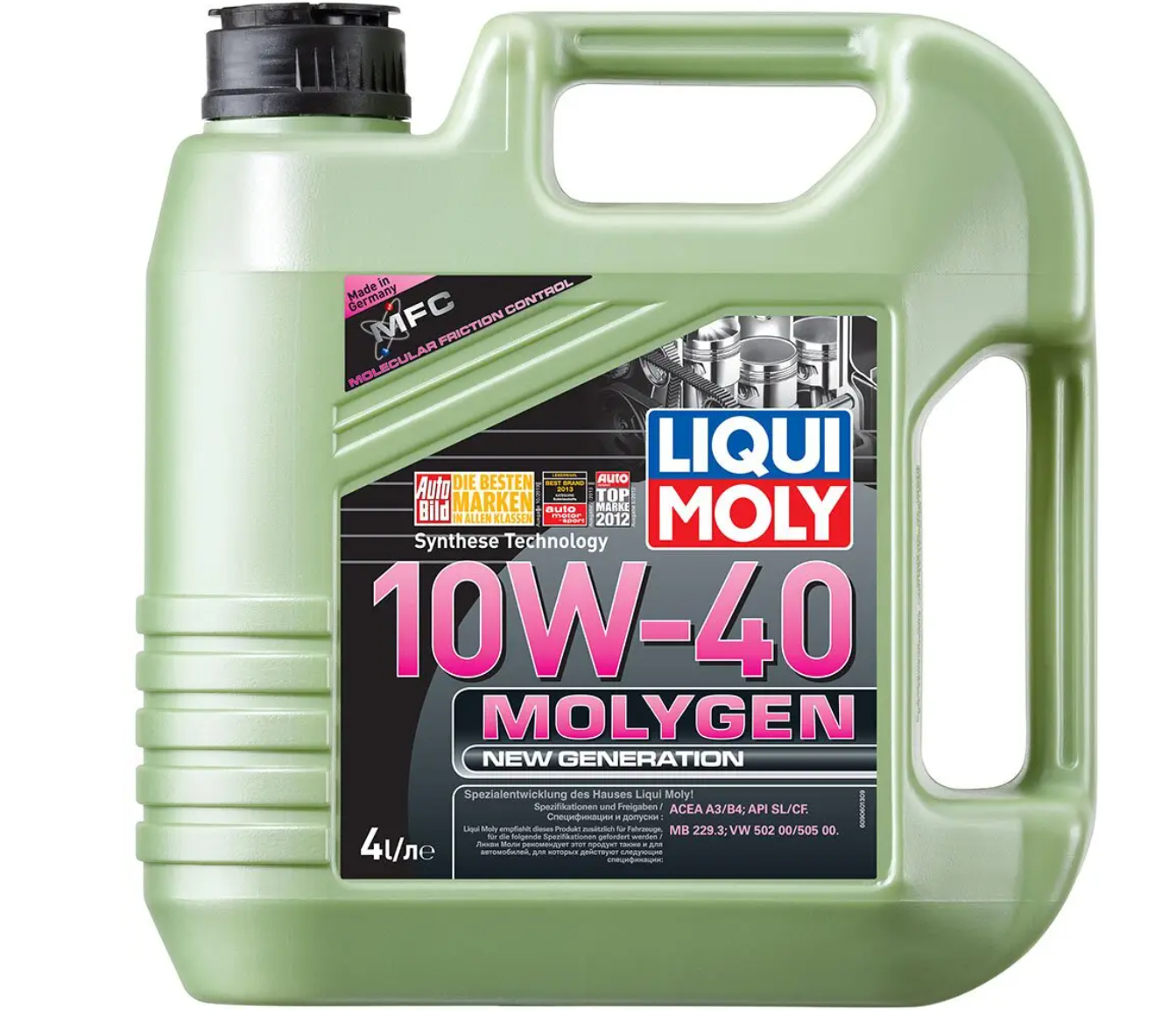 Масло моторное Liqui Moly Molygen 10W-40, 4л (8538)