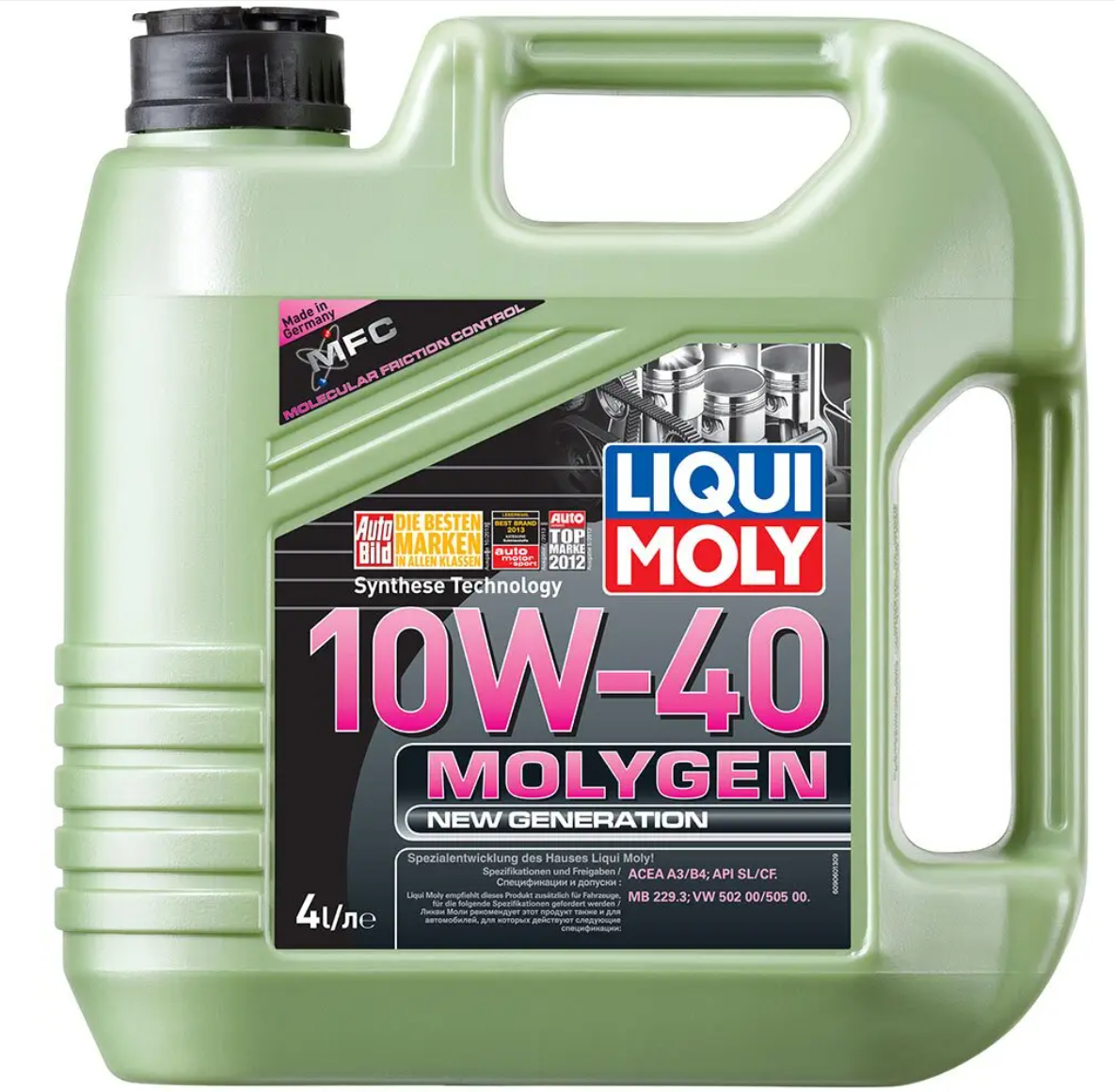 Масло моторное Liqui Moly Molygen 10W-40, 4л (9060)