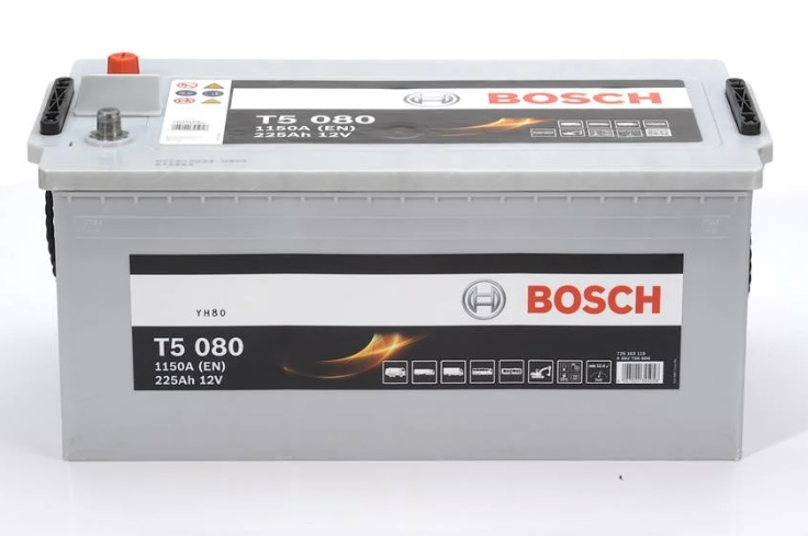 Акумулятор Bosch 12В 225Ач 1150А(EN) L+ (0092T50800)