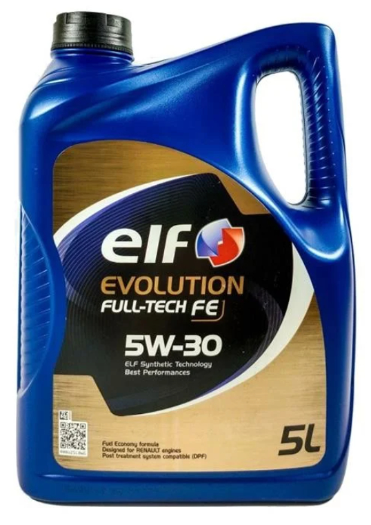 Масло моторное Elf Evolution Full-Tech FE 5W-30, 5 л (213935)