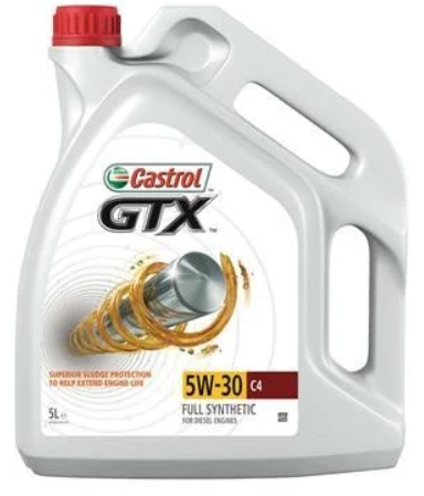 Масло моторное CASTROL GTX C4 5W-30, 5л (15901B)